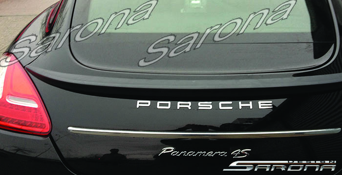 Custom Porsche Panamera  Sedan Trunk Wing (2010 - 2013) - $690.00 (Part #PR-010-TW)